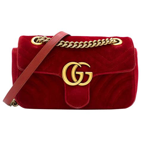 gucci marmont rossa|red gucci marmont bag.